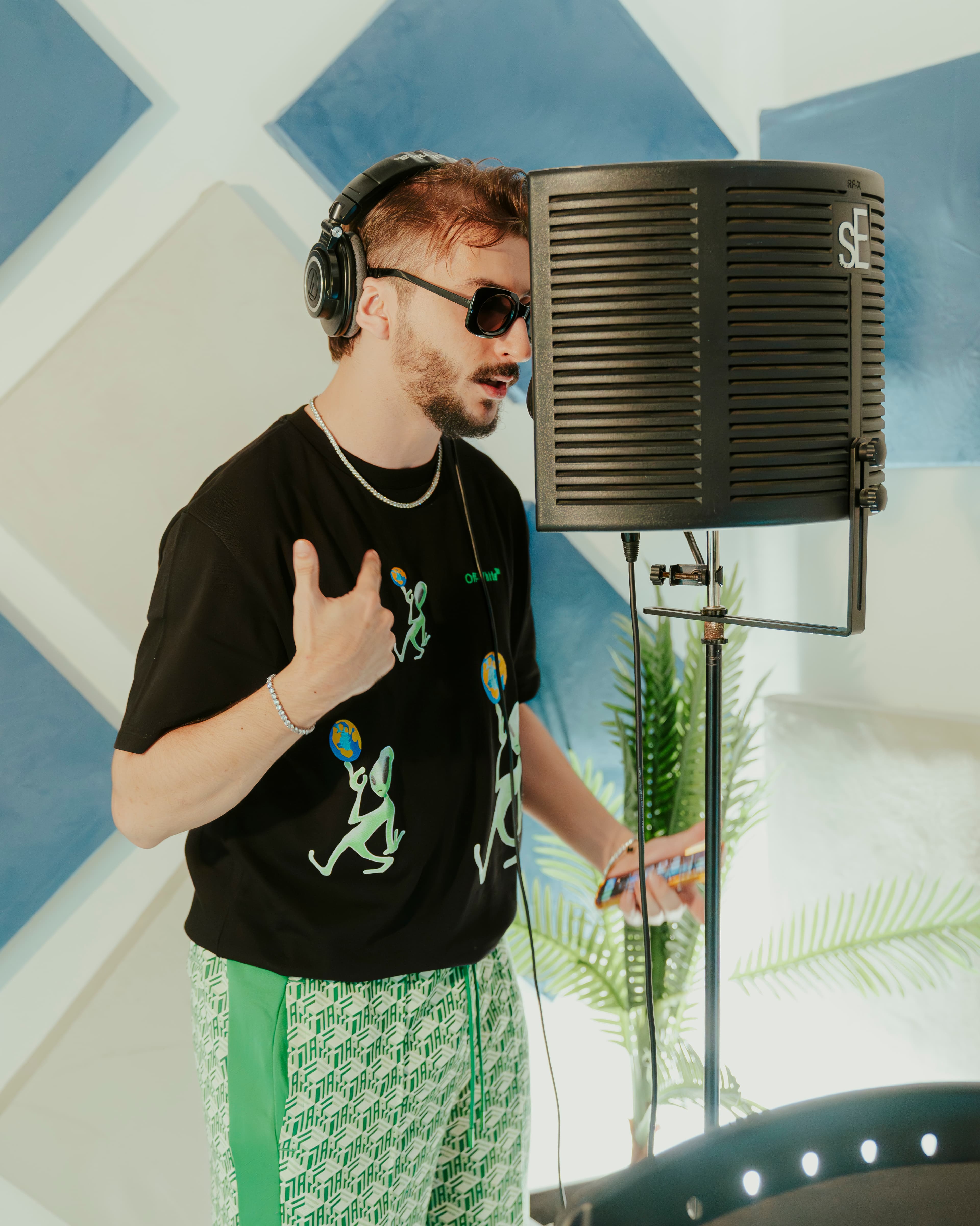 Session au studio Wardd