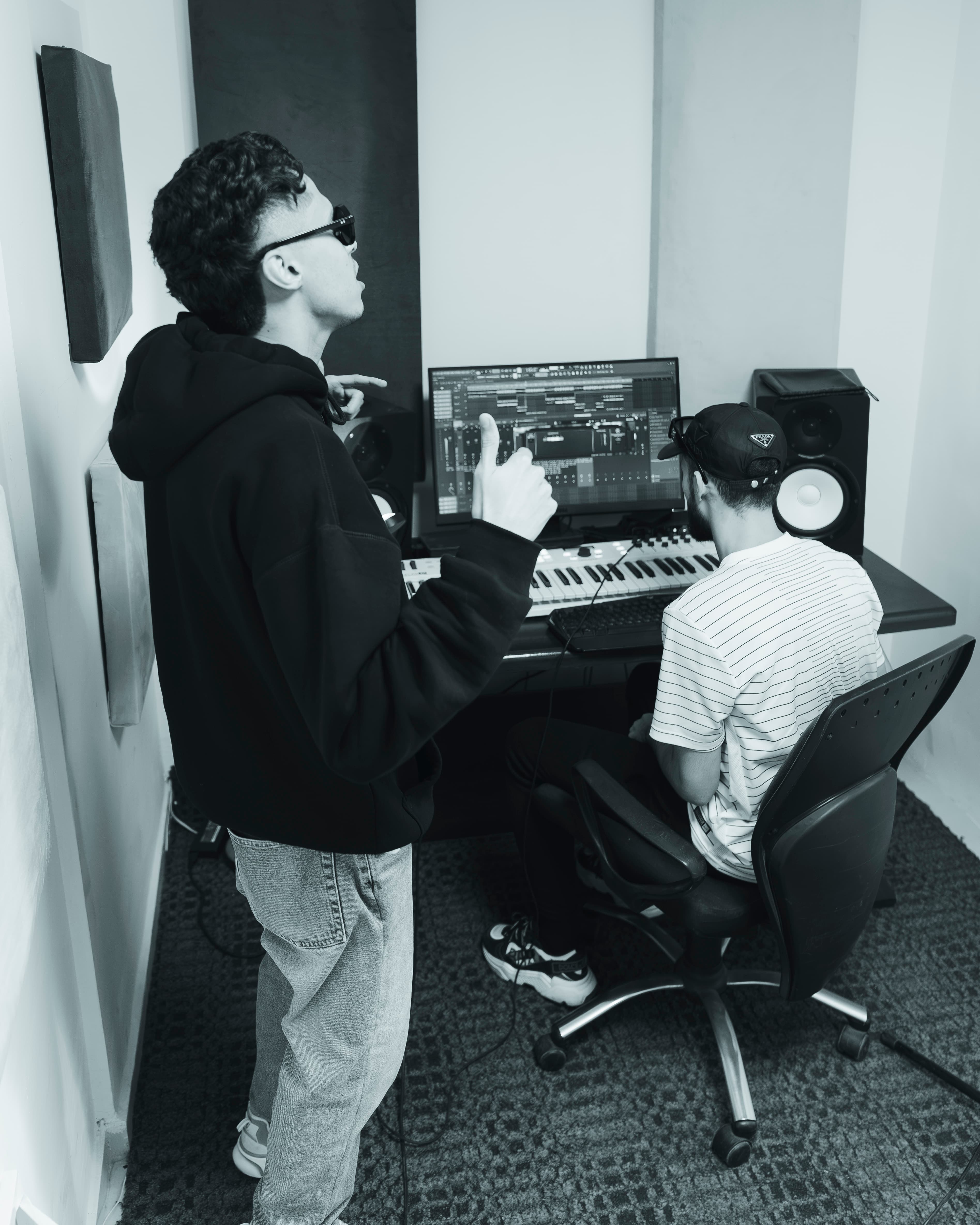 Session au studio Wardd