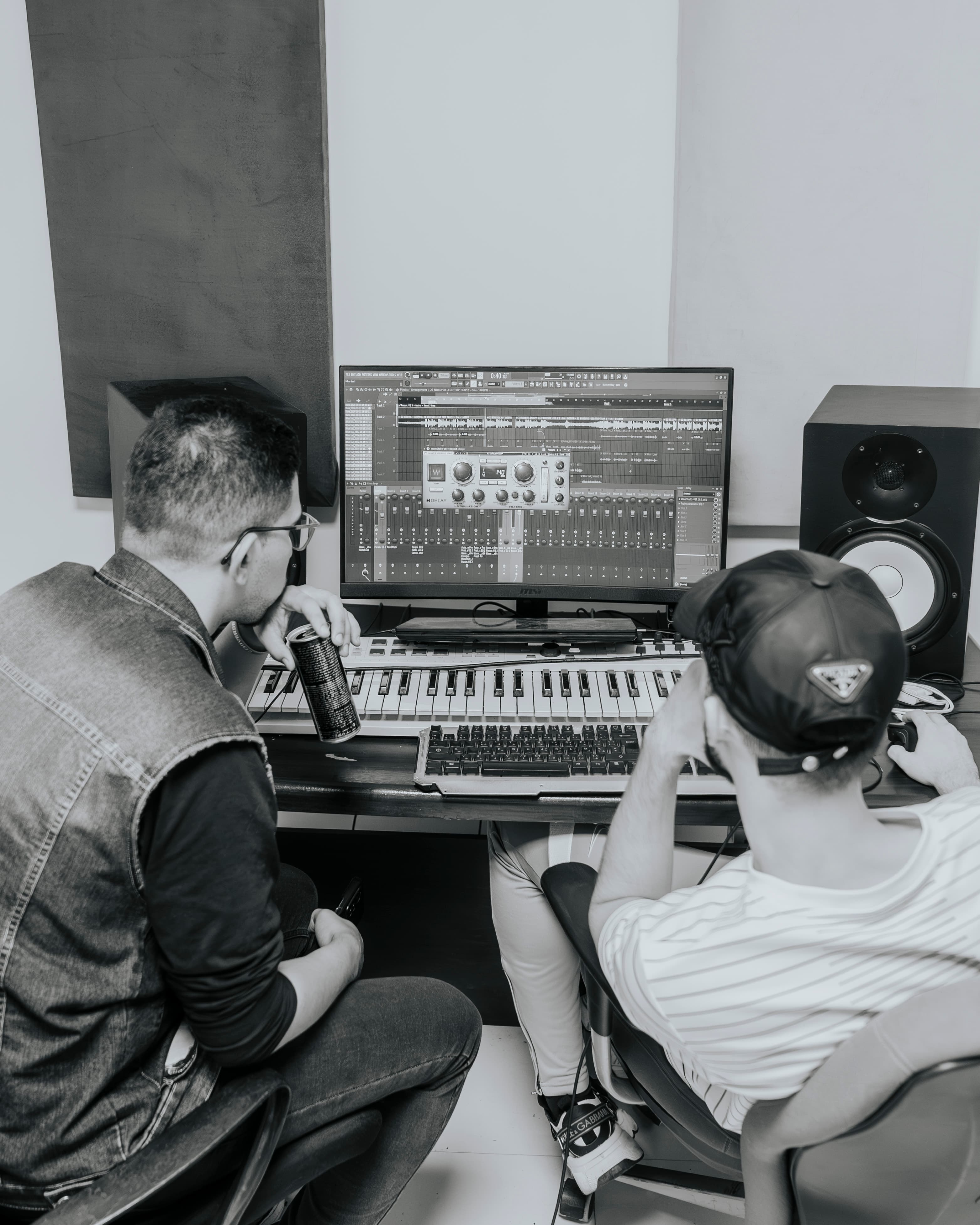 Session au studio Wardd